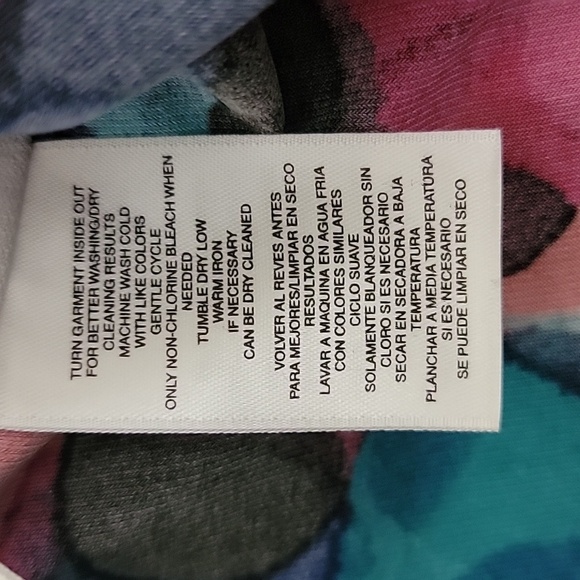 Kasper Multicolored dressy tank medium - Picture 5 of 5